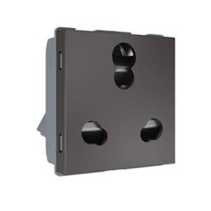 REO 6 A 3 PIN SOCKET ELEGANT GREY