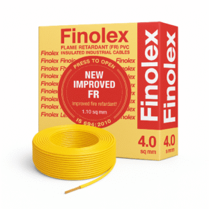 FINOLEX FRLS WIRE 180MTR 4MM (YELLOW)