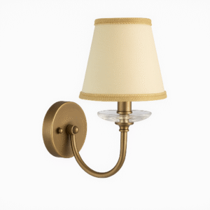JAQUAR 1 LT CRYSTAL SHADE ANTIQUE BRASS FINISH (DCW-ABR-WL9601G9)