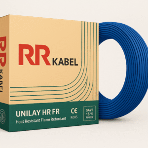 RR KABEL Pvc Insu. Hv Indl.Cable 1100V 90MTR UNILAY HR FR 2.50 MM (BLUE)