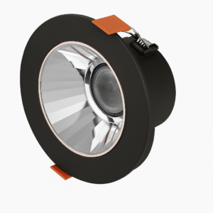 CATERLUX LED GLITTER BLK ROSE GOLD 7W 3K