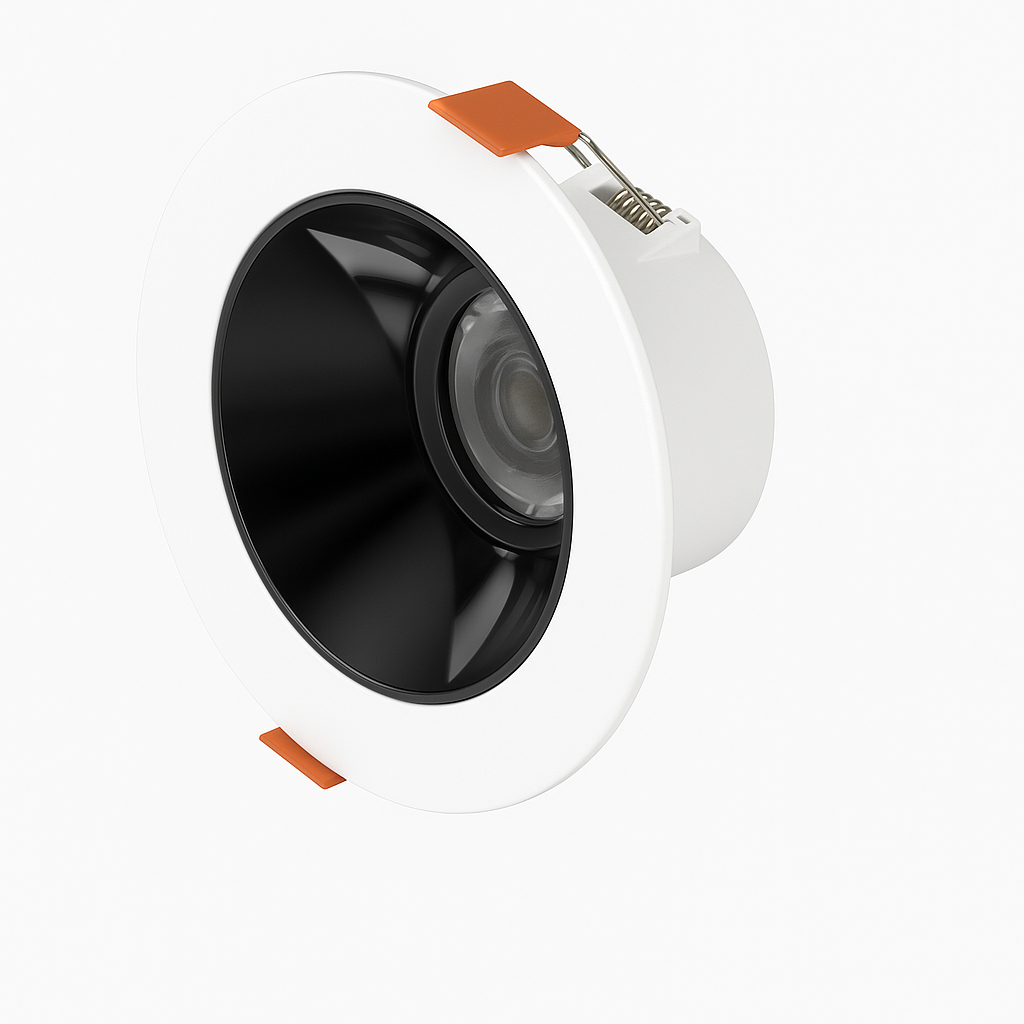 CATERLUX LED GLITTER WHT ROSE GOLD 7W 3K